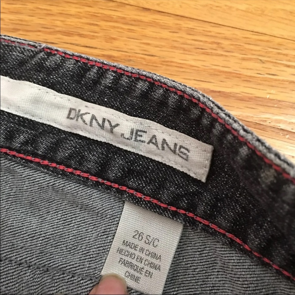 DKNY Charcoal Grey denim Skinny Jeans 26 - Picture 3 of 6